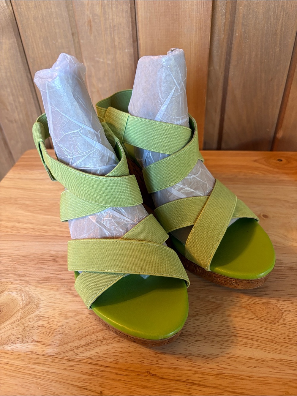 MAX Love Stretchy Strap Wedges